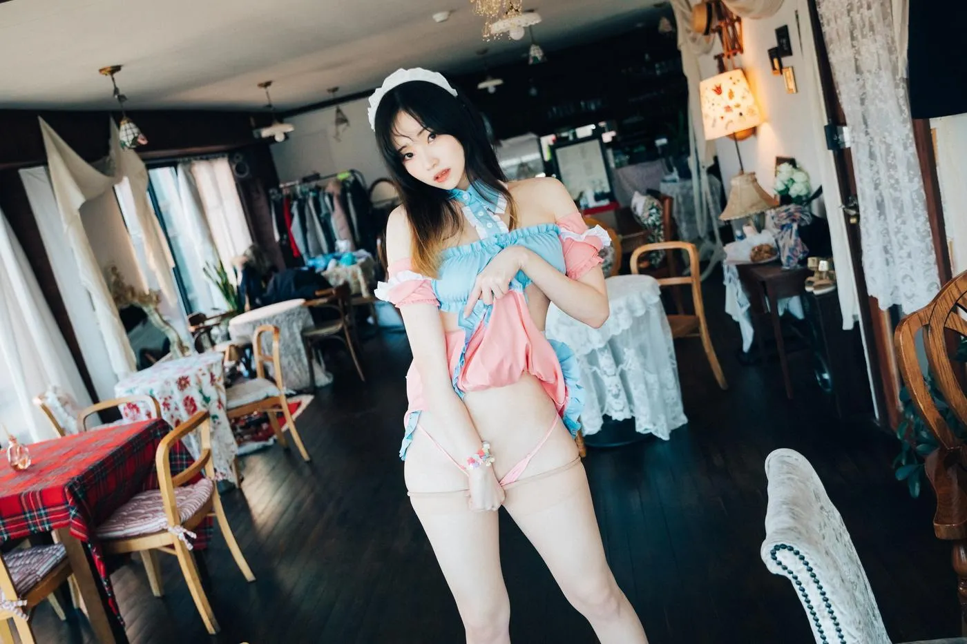 Bambi밤비 – NO.105 [Loozy] Cafe Alba Update HQ [79P]插图8